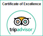 Trip Advisor Certificate of Excellence